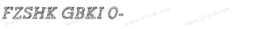FZSHK GBKI 0字体转换